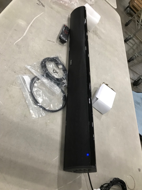 Photo 3 of (DENTED FRONT) 
Majority Teton Bluetooth Soundbar for TV | 120 Watts with 2.1 Channel Sound | Built-in Subwoofer with Remote Control | Multi-Connection
