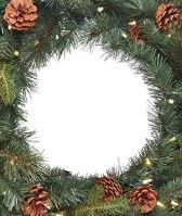 Photo 1 of (STOCK PHOTO DOES NOT ACCURATELY REFLECT ACTUAL PRODUCT) 13" battery required light up wreath