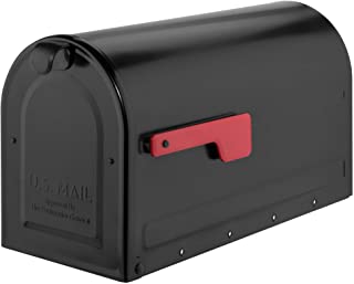 Photo 1 of (BROKEN OFF ATTACHMENT) 
Architectural Mailboxes 7900B-10 MB2 Postmount Mailbox, Large, Black