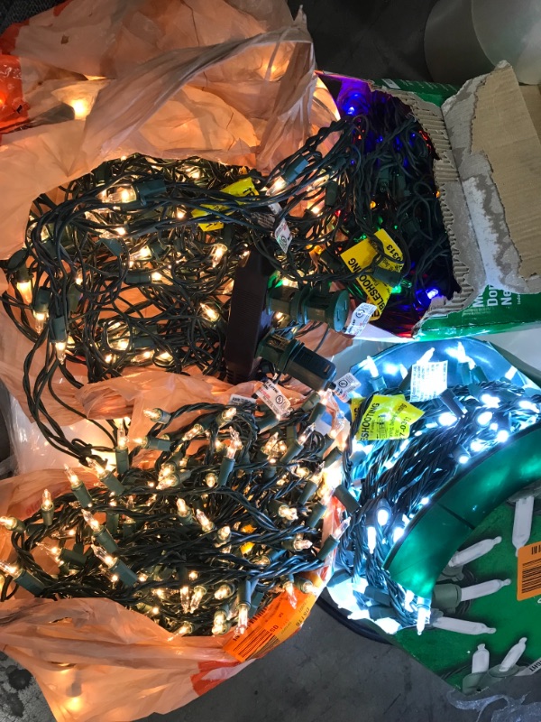 Photo 1 of Miscellaneous Christmas Lights, Sold As Is
