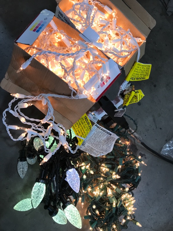 Photo 1 of Miscellaneous Christmas Lights, Sold As Is