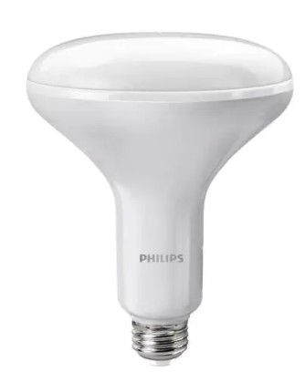 Photo 1 of Philips 65-Watt Equivalent BR40 Dimmable LED Light Bulb Soft White with Warm Glow Dimming Effect (9 Bulbs)