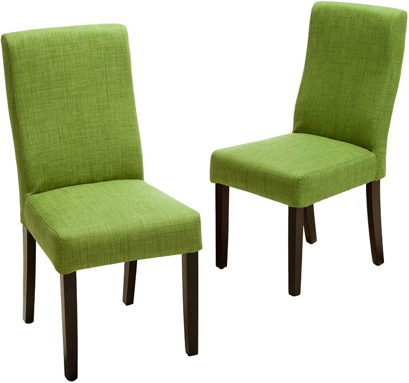 Photo 1 of (BROKEN LEG) 
Christopher Knight Home Corbin Dining Chair, 2-Pcs Set, Green
