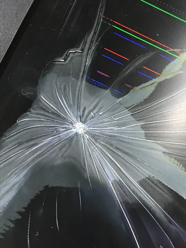 Photo 1 of (NOT FUNCTIONAL; DAMAGED SCREEN/PIXELS) 
Sceptre C355W-3440UN - LED monitor - curved - 35" - 3440 x 1440 WQHD @ 100 Hz - VA - 250 cd/m - 3000:1 - 4 ms - 3xHDMI, DisplayPort - black