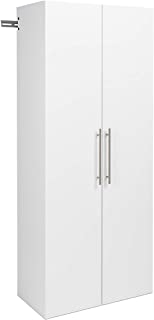 Photo 1 of (MISSING HARDWARE) 
Prepac Shoe HangUps Storage Cabinet, 72 in. H x 30 in. W x 16 in. D, White