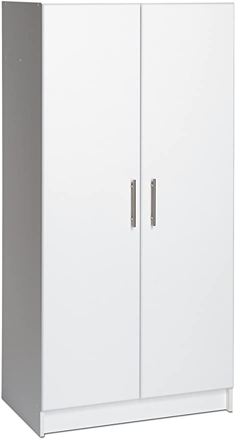 Photo 1 of (PUNCTURED TOP)
Prepac Elite Storage Cabinet, 32" W x 65" H x 16" D, White
