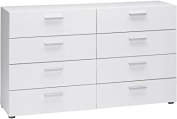 Photo 1 of (NOT WHITE, BUT GREY)
tvilum 8-Drawer Dresser, Grey, NOT WHITE