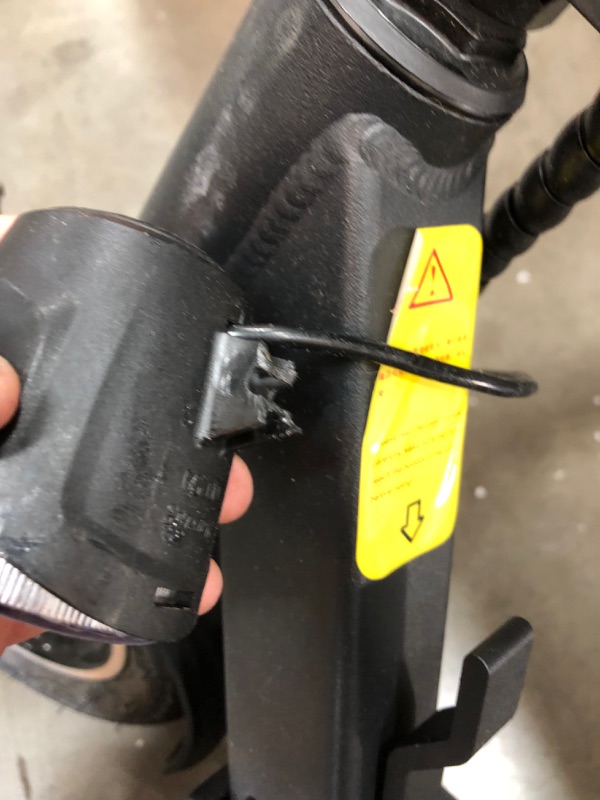 Photo 4 of (MISSING CHARGING CORD; SCRATCH DAMAGES; BROKEN FRONT LIGHT ATTACHMENT; UNABLE TO TEST DUE TO ZERO POWER)
joyor electric scooter x5s