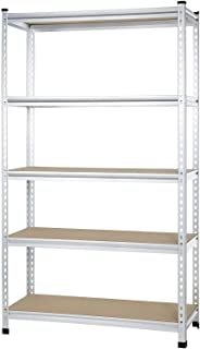 Photo 1 of (BENT POLES)
Amazon Basics Medium Duty Storage Shelving Single Post Press Board Shelf, 48 x 18 x 72 Inch, Aluminum