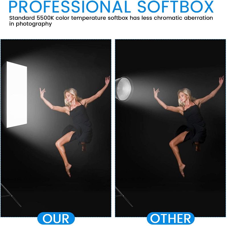 Photo 1 of SH Softbox Lighting kit Video Studio Lights 20x28 inch Professional Photography Lighting Equipment
