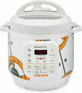 Photo 1 of (DOES NOT STAND LEVEL) 
Instant Pot 110-0033-01 3Qt Star Wars Duo Mini 3-Qt. Pressure Cooker, White-BB-8
