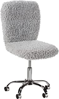 Photo 1 of (MISSING HARDWARE)
Urban Shop Faux Fur Rolling Task Chair, Gray