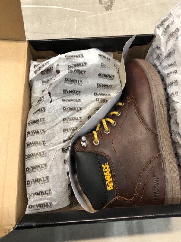 Photo 3 of DEWALT Men's Plasma 6'' Work Boots - Soft Toe - Walnut Size 8(M), Brown