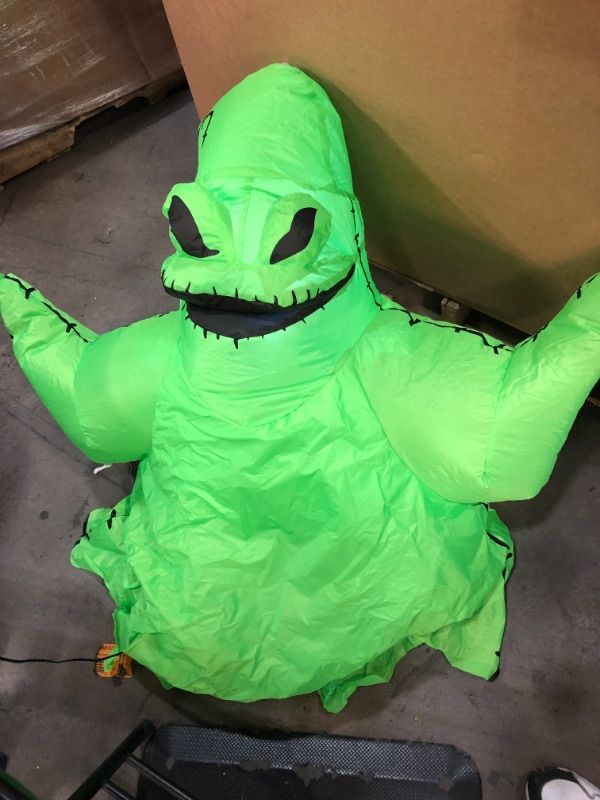 Photo 2 of 4 Ft. Hanging Oogie Boogie Airblown Disney Halloween Inflatable