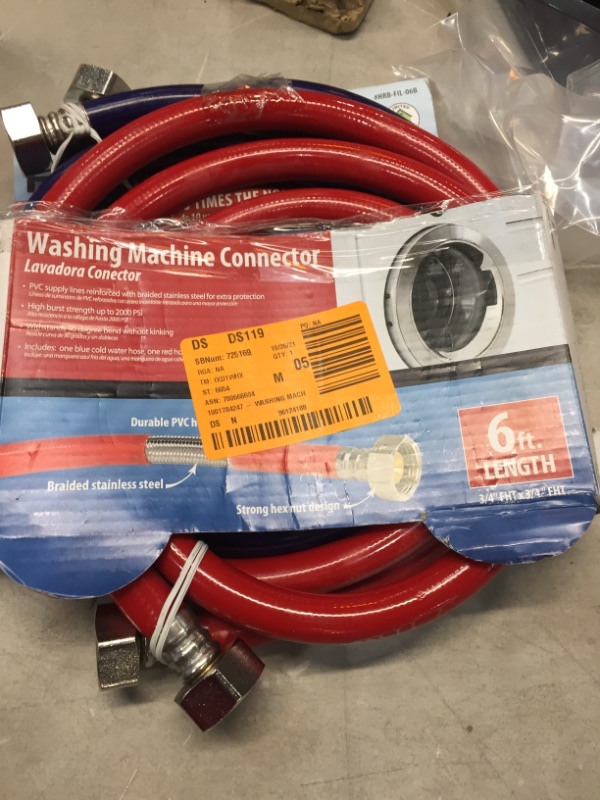 Photo 2 of 6' Washing Machine Fill Hose