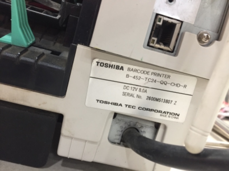 Photo 4 of *******PARTS ONLY********TOSHIBA BARCODE PRINTER SOLD AS IS NO RETURNS 