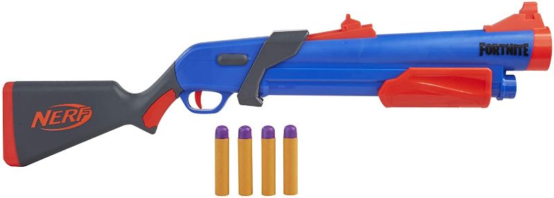 Photo 1 of (Missing Bullets)
NERF Fortnite Pump SG Blaster