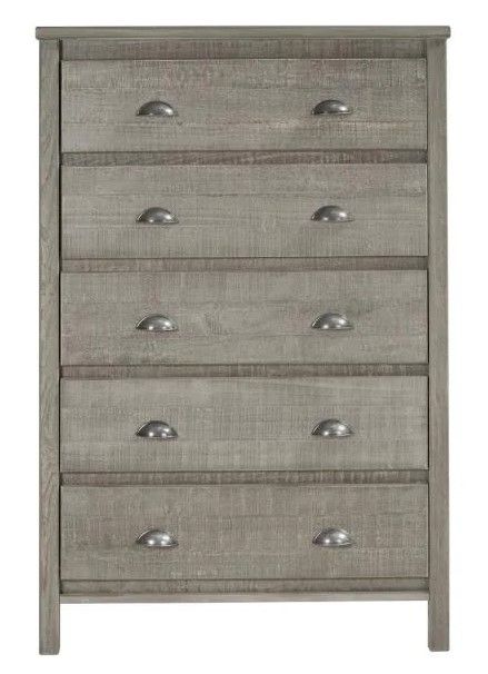 Photo 1 of (BOX 1 OF 2)
(THIS IS NOT A COMPLETE SET)
Camaflexi Baja 5-Drawer Driftwood Grey Chest
