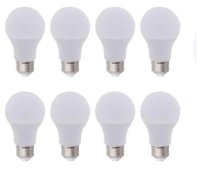 Photo 1 of 60-Watt Equivalent A19 Energy Efficient E26 Medium LED Light Bulb Soft White 2700K (32-Pack)