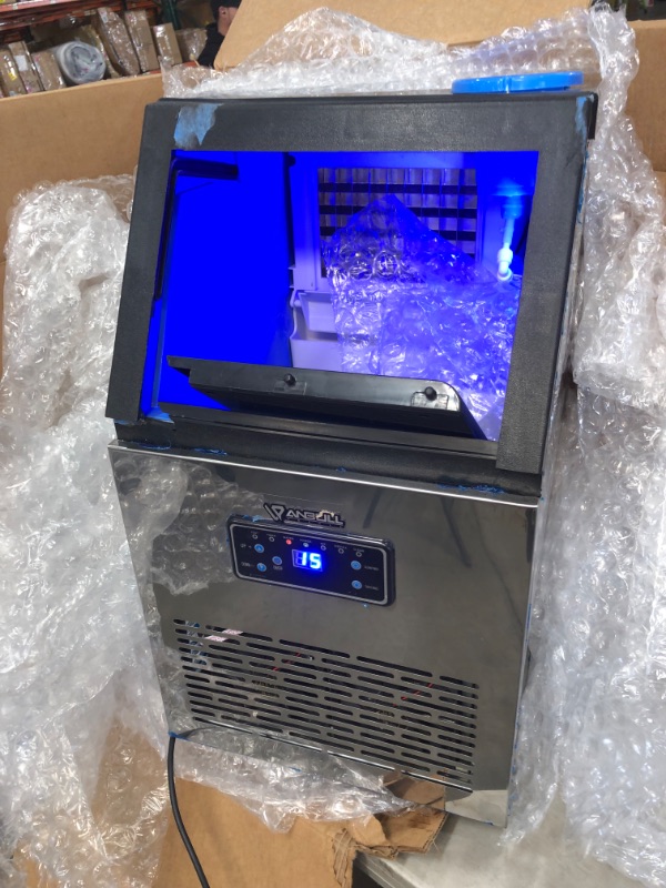 Photo 5 of **parts only ** 
Anbull Commercial Ice Maker Machine, 132LBS/24H with 26LBS Ice Storage Capacity