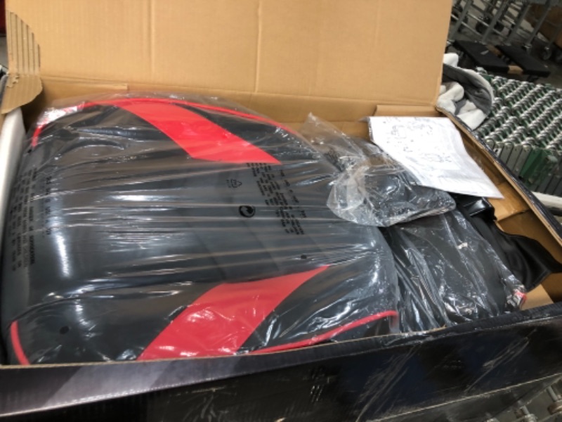 Photo 1 of RESPAWN RSP-110 Racing Style Gaming, Reclining Ergonomic Chair with Footrest, Red
