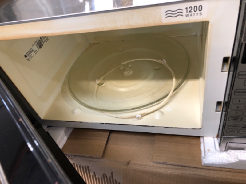 Photo 3 of GE 2.2 cu. ft. Countertop Microwave in Stainless Steel with Defrost and Sensor Controls