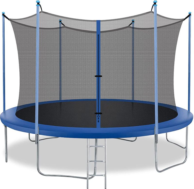 Photo 1 of 12' trampoline with enclosure