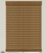 Photo 1 of 2" Traditional Cordless Faux Wood Blinds
46"x72"