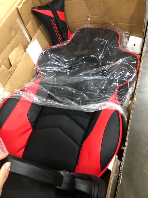 Photo 3 of ***PARTS ONLY***
Respawn 110 Racing-Style Bonded Leather Gaming Chair, Red/Black