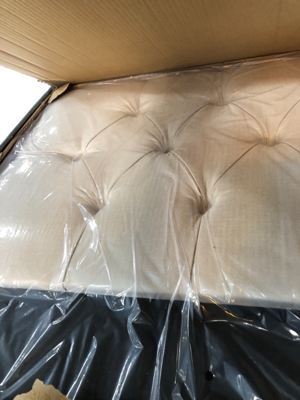 Photo 1 of Upholstered Modern Classic Tufted Platform Bed, King
