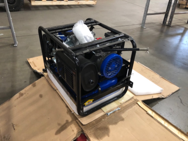 Photo 2 of (DENTED METAL)
DuroMax XP5500EH Electric Start-Camping & RV Ready, 50 State Approved Dual Fuel Portable Generator-5500 Watt Gas or Propane Powered, Blue/Black
