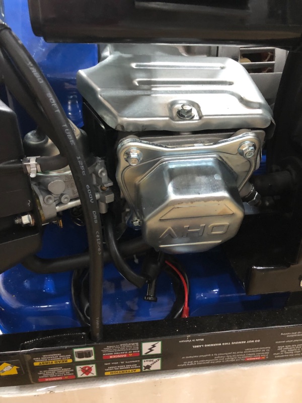 Photo 7 of (DENTED METAL)
DuroMax XP5500EH Electric Start-Camping & RV Ready, 50 State Approved Dual Fuel Portable Generator-5500 Watt Gas or Propane Powered, Blue/Black
