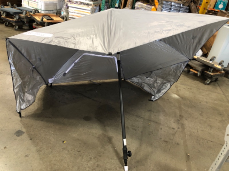 Photo 2 of (BENT RIB; BROKEN OFF TOP)
Sport-Brella Ultra SPF 50+ Angled Shade Canopy Umbrella for Optimum Sight Lines at Sports Events (8-Foot)
