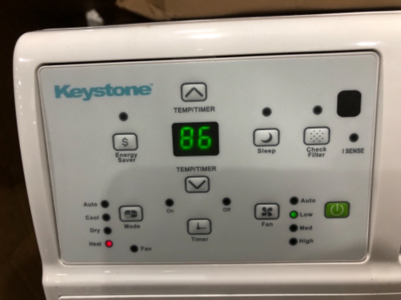 Photo 3 of Keystone 8,000 BTU 115V Through-The-Wall Air Conditioner | Energy Star | Follow Me LCD Remote Control | Dehumidifier | Sleep Mode | 24H Timer | AC for Rooms up to 350 Sq. Ft. | KSTAT08-1C 20.3 x 24.2 x 14.5 inches

