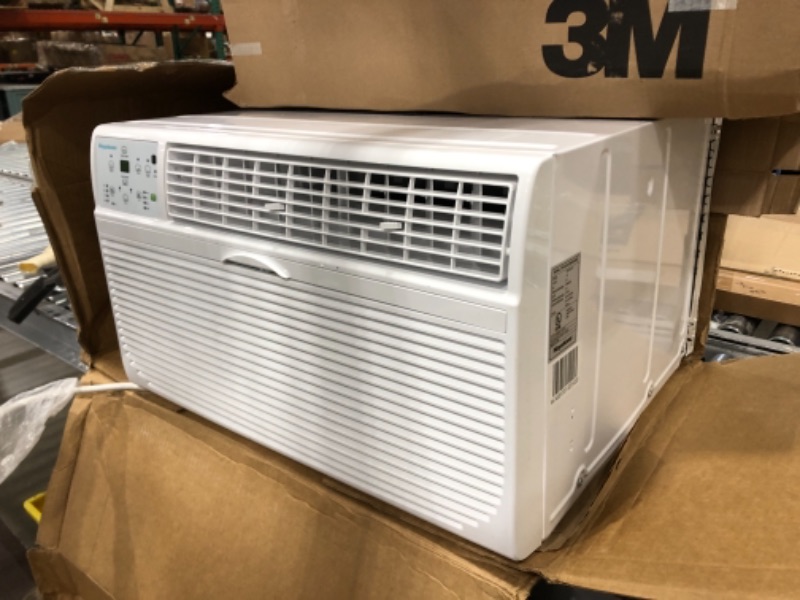 Photo 2 of Keystone 8,000 BTU 115V Through-The-Wall Air Conditioner | Energy Star | Follow Me LCD Remote Control | Dehumidifier | Sleep Mode | 24H Timer | AC for Rooms up to 350 Sq. Ft. | KSTAT08-1C 20.3 x 24.2 x 14.5 inches

