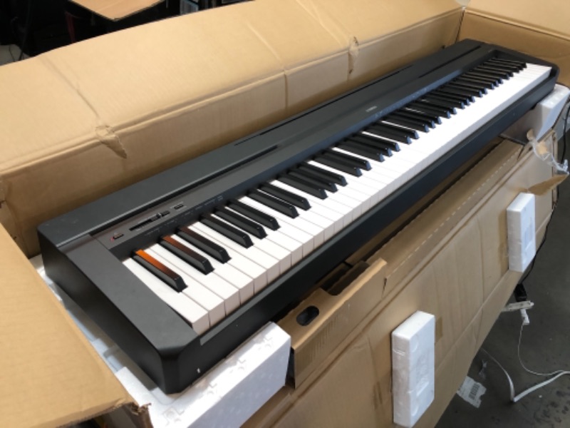 Photo 2 of Yamaha P71 88-Key Weighted Action Digital Piano with Sustain Pedal and Power Supply 52.25 x 11.5 x 6 inches
