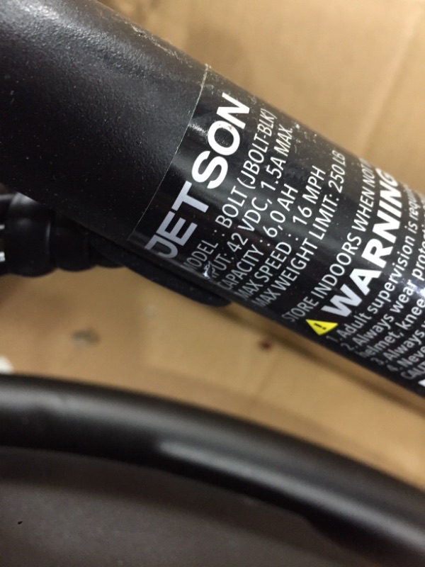 Photo 3 of Jetson Bolt Electric Bike - Black
UNABLE TO TEST