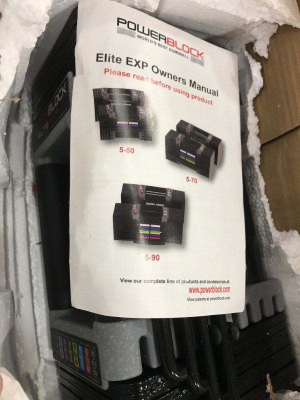 Photo 3 of POWERBLOCK Elite EXP Adjustable Dumbbell (2020 Model)