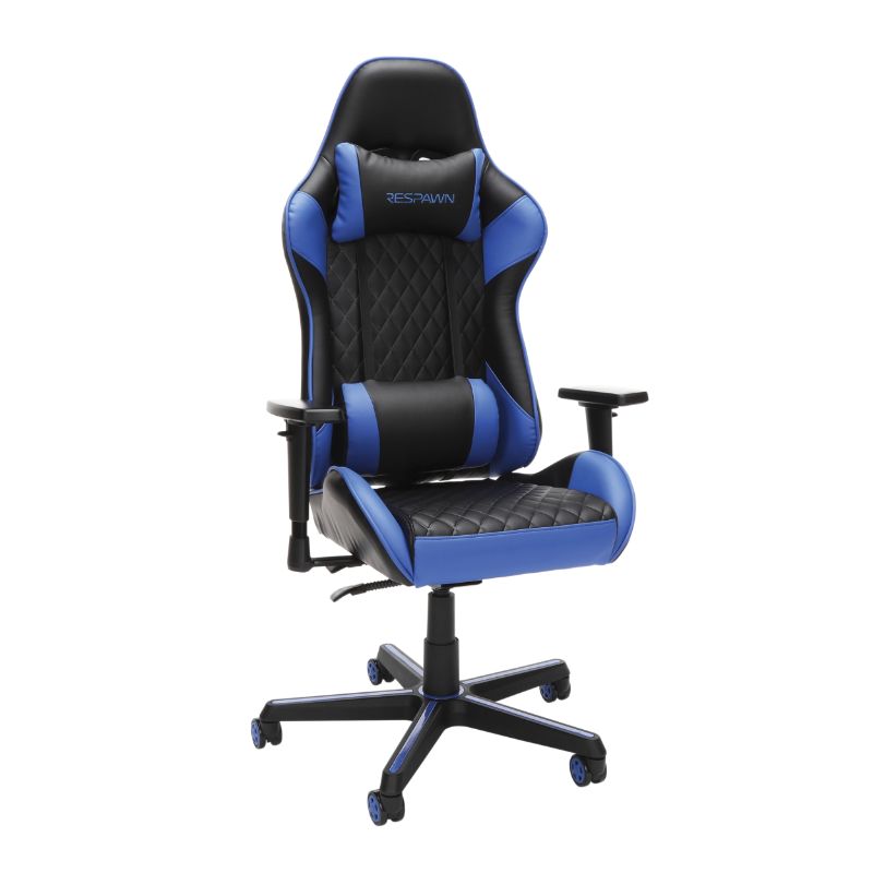 Photo 1 of RESPAWN 100 Racing Style Gaming Chair, in Blue (RSP-100-BLU)
