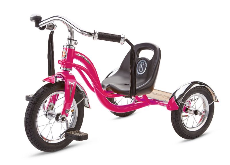 Photo 1 of INCOMPLETE** Schwinn Roadster Retro-Style Tricycle, 12-inch Front Wheel, Ages 2 - 4, Hot Pink
