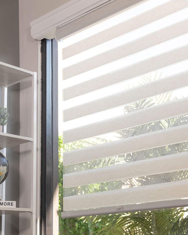 Photo 1 of 
96" chicology cordless zebra roller shades