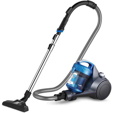 Photo 1 of Eureka NEN110a Whirlwind Bagless Canister Vacuum Cleaner, Lightweight Corded Vacuum for Carpets and Hard Floors, Blue
