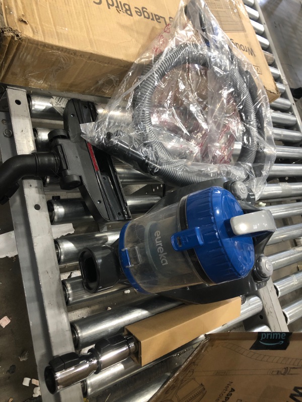 Photo 1 of Eureka NEN110a Whirlwind Bagless Canister Vacuum Cleaner, Lightweight Corded Vacuum for Carpets and Hard Floors, Blue
