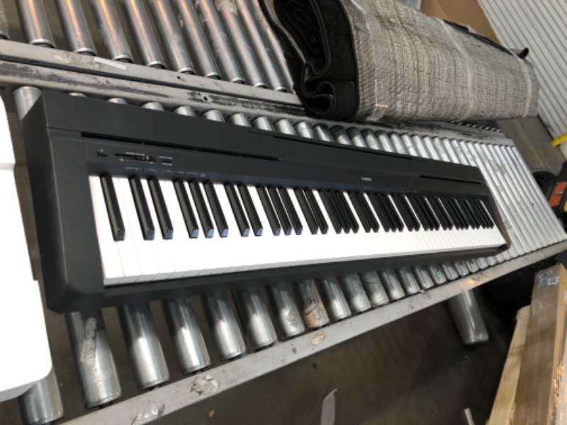 Photo 1 of Yamaha P71 88-Key Weighted Action Digital Piano with Sustain Pedal and Power Supply