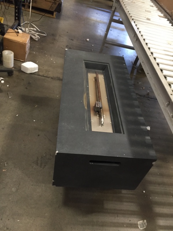 Photo 1 of ***PARTS ONLY*** Kante 42" L Rectangular Charcoal Concrete/Metal Outdoor Propane Gas Modern Smokeless Fire Pit Table, Patio Heater, Backyard Fireplace, Conversation Ar
Dimensions: 42 inches (L) x 20.5 inches (W) x 15.4 inches (H)
