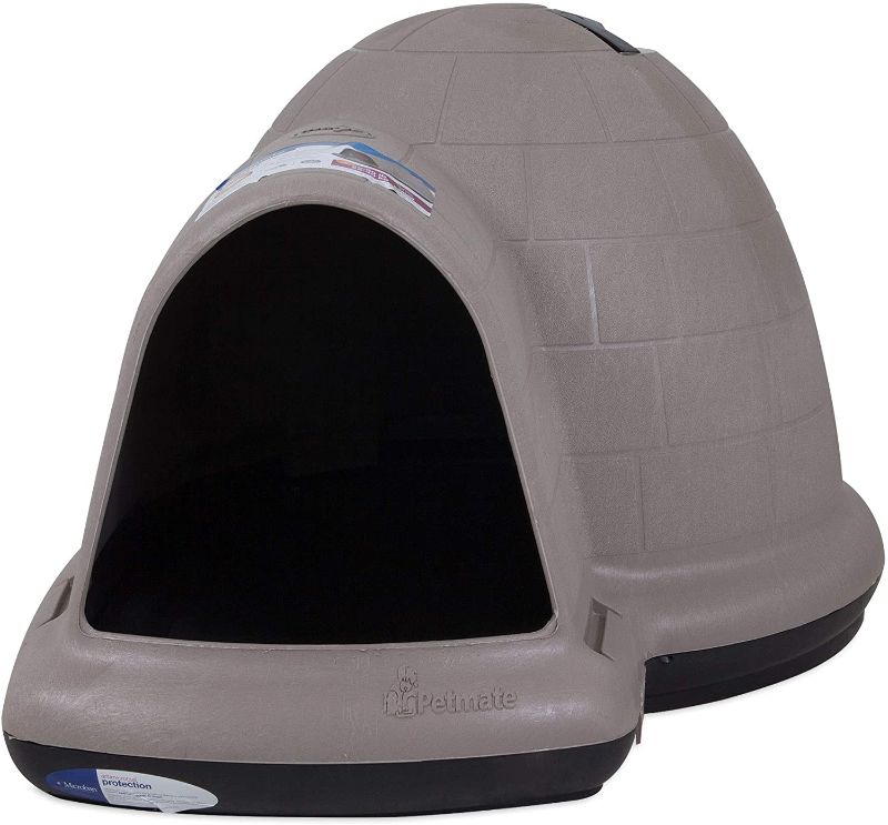 Photo 1 of Petmate Indigo Dog House All-Weather Protection Taupe/Black 3 sizes Available
