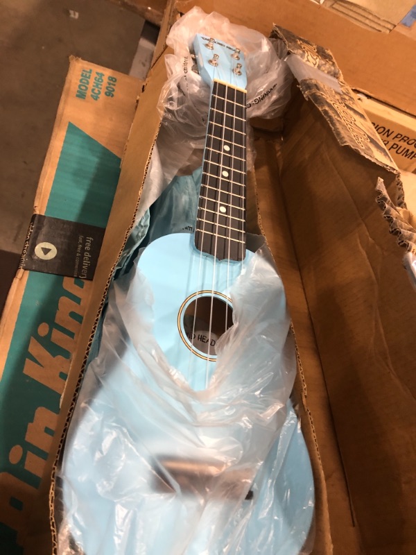 Photo 2 of Diamond Head DU-106 Rainbow Soprano Ukulele - Light Blue
