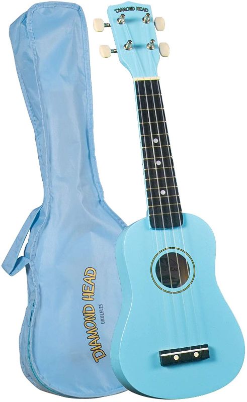 Photo 1 of Diamond Head DU-106 Rainbow Soprano Ukulele - Light Blue
