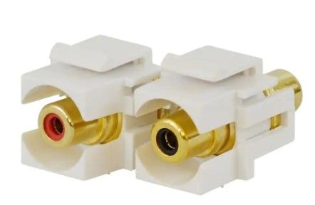 Photo 1 of 
RCA Gold Plated Jack - White
6pk