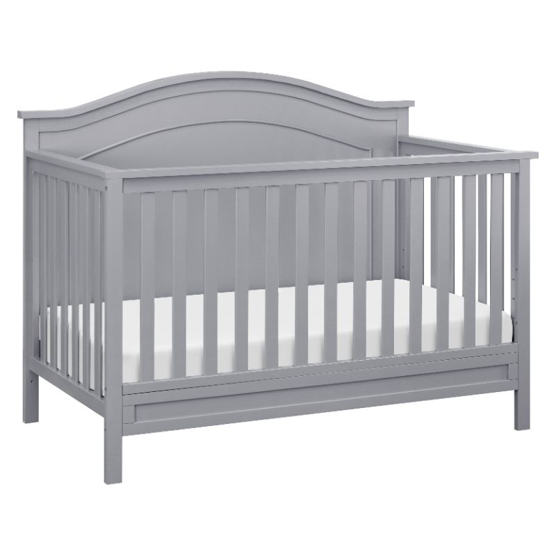 Photo 1 of DaVinci Charlie 4-in-1 Convertible Crib in Gray(has small dent)